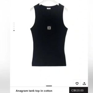 Anagram tank top in cotton